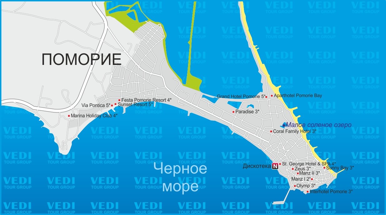 Карта поморие болгария